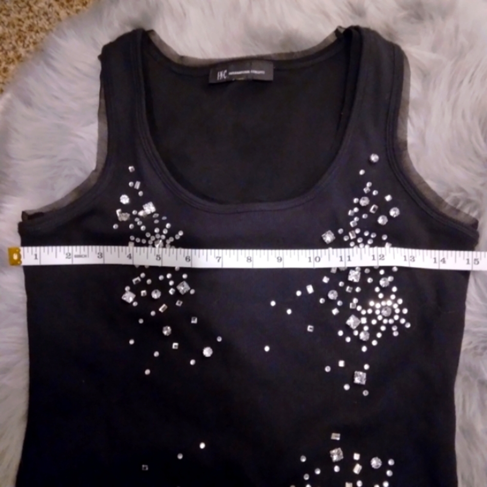 INC International Concepts Jeweled Tank Top - Picture 7 of 10